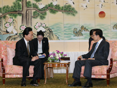 （写真）日韓首脳会談