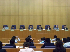 （写真）メコン5か国若手文化遺産・観光関係者による藤村外務副大臣表敬訪問1