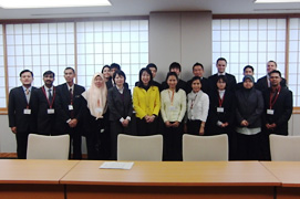 EAS(東アジア首脳会議)加盟国の次世代リーダーと菊田外務大臣政務官