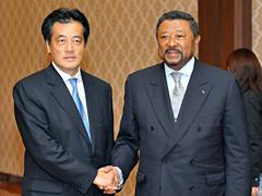 （写真）ジャン・ピンAU委員長の来日-1