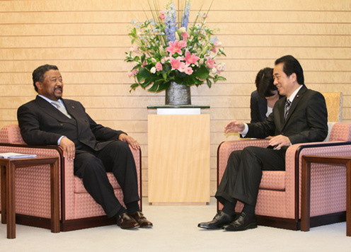 （写真）ジャン・ピンAU委員長の来日-2