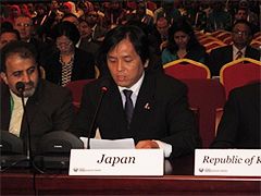 (写真)SAARC首脳会議でのステートメント