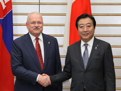 （写真）スロバキア共和国大統領イヴァン・ガシュパロヴィチ閣下及び同令夫人の来日-1
