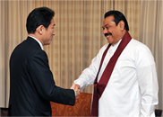 （写真：岸田外務大臣によるラージャパクサ・スリランカ大統領表敬-2）