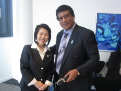 トゥイバカノ・トンガ首相と