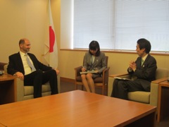 クリソビッチ・クロアチア共和国外務・欧州問題省次官による城内外務大臣政務官表敬