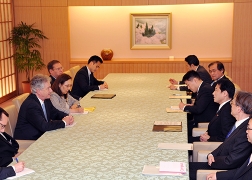 バーンズ米国務副長官による岸田外務大臣表敬2