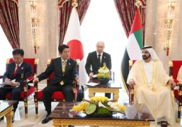 ムハンマドUAE副大統領兼首相との会談<br>(写真提供:内閣広報室)
