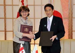 日・グルジア外相会談 (2)
