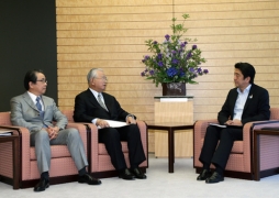 日・EUビジネス・ラウンドテーブル(BRT)米倉共同議長及び永山共同議長代行による安倍総理表敬 (2)