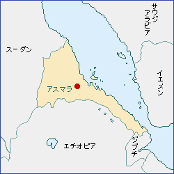 Eritrea map