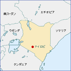 ケニア共和国地図