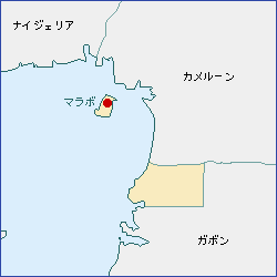 赤道ギニア共和国地図