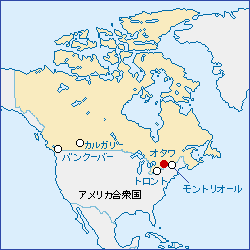 カナダ地図