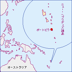 バヌアツ共和国地図