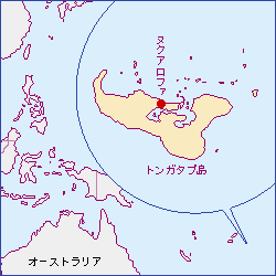 トンガ王国地図