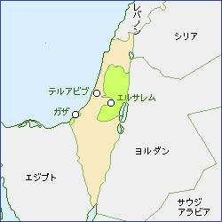 イスラエル国地図