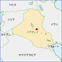 イラク共和国地図