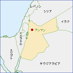 ヨルダン・ハシェミット王国地図