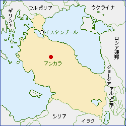 トルコ共和国地図