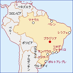 ブラジル連邦共和国地図