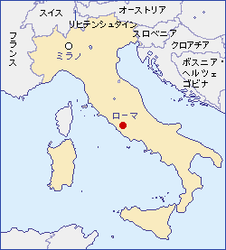 イタリア共和国地図