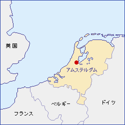 オランダ王国地図