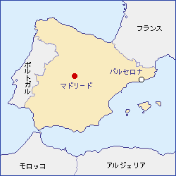 スペイン地図