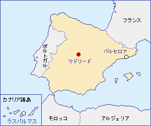 スペイン地図