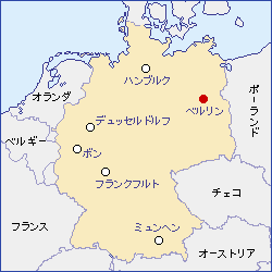 ドイツ連邦共和国地図