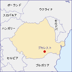 ルーマニア地図