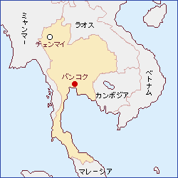 タイ王国地図