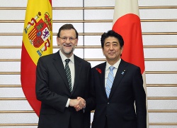 日スペイン首脳会談<br>（写真提供：内閣広報室）