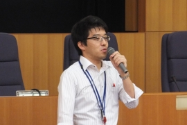 大臣官房人事課 島田課長補佐<br />「省員による体験談」