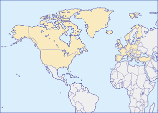 (地図)NATOの加盟国