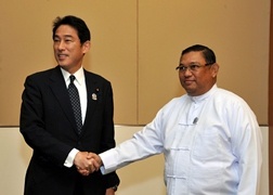 日ミャンマー外相会談1