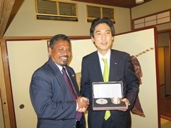 城内副大臣、東ティモール国民議会第一副議長