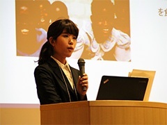 優秀賞：森嶌　亜耶さん　京都外国語大学　外国語学部