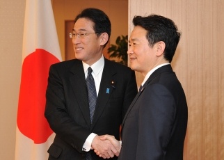 南景弼京畿道知事による岸田外務大臣表敬1