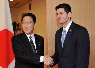 ライアン下院歳入委員長等米国下院訪日議員団による岸田外務大臣表敬1