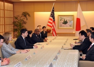 ライアン下院歳入委員長等米国下院訪日議員団による岸田外務大臣表敬2