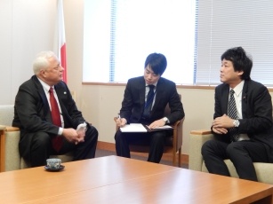 米国オハイオ州ダブリン市長による薗浦外務大臣政務官への表敬2