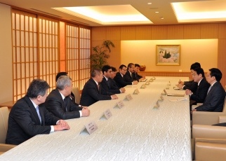 中央アジア5か国外務次官による岸田外務大臣表敬2