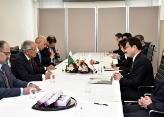 岸田外務大臣とターリク・ファテミ・パキスタン外務担当首相特別補佐官との会談2