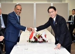 日・シンガポール外相会談1