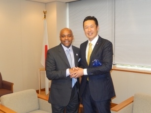 米国コロラド州デンバー市長による黄川田外務大臣政務官表敬1