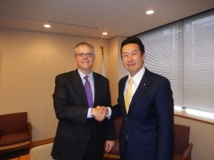 黄川田外務大臣政務官とアンドリュース米商務副長官との会談1