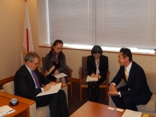 黄川田外務大臣政務官とアンドリュース米商務副長官との会談2