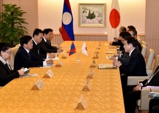 日・ラオス外相会談2