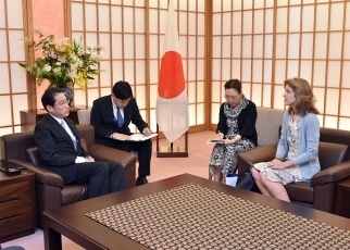 ケネディ駐日米国大使による岸田外務大臣表敬2